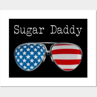 AMERICA PILOT GLASSES SUGAR DADDY Posters and Art